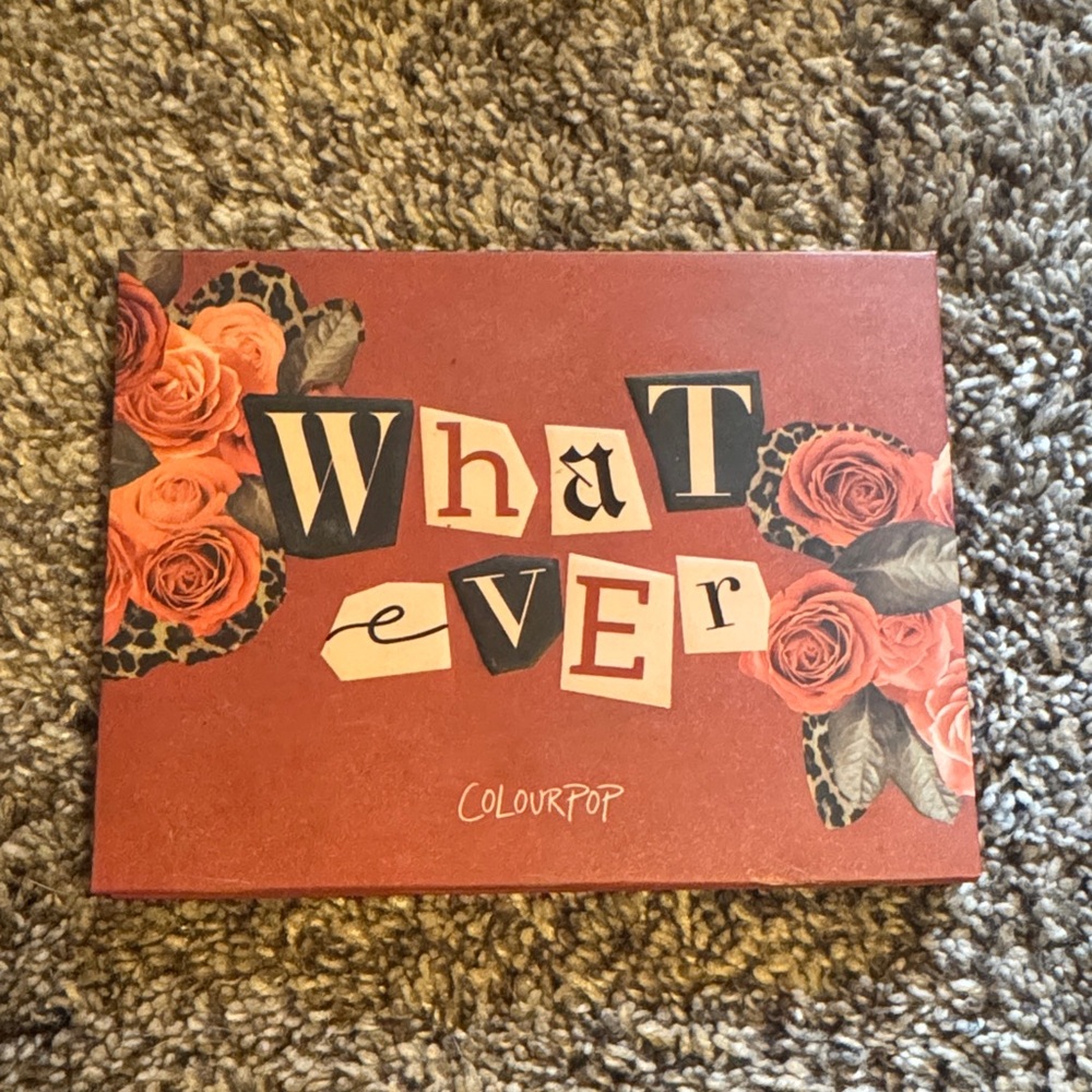 ColourPop Whatever Palette with Floral Design